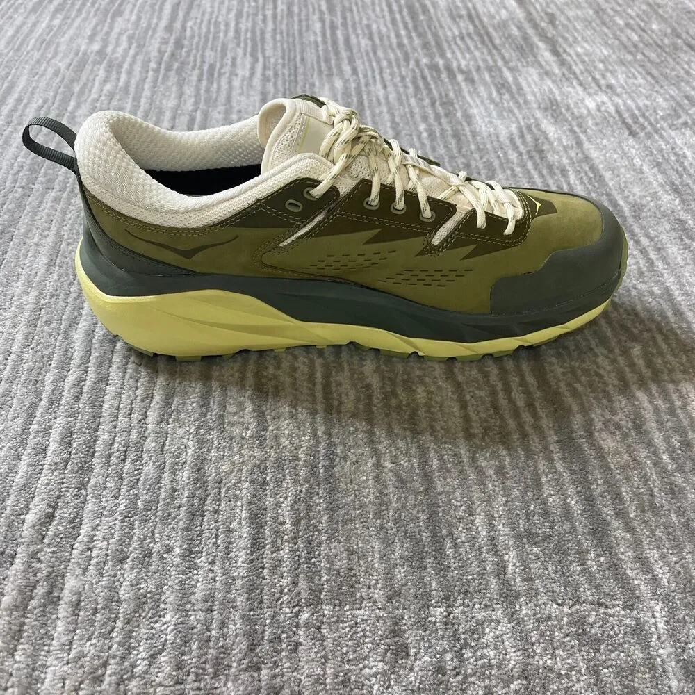 Hoka One One Kaha Low Mens 11 Fennel Eggnog Shoes Hiking 1123114-FNN GTX Outdoor - Picture 6 of 11
